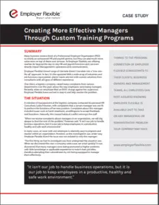 Creating More Effective Managers